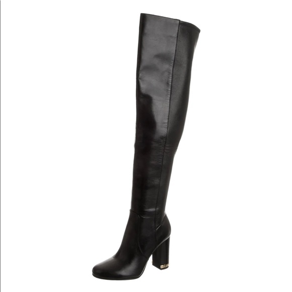 Michael Kors Shoes - Michael Kors black leather over the knee boots